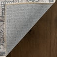 thumbnail image 3 of nuLOOM Vita SplashGuard Vintage Medallion Machine Washable Area Rug, 9' x 12', Vita Brown, 3 of 11