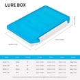 thumbnail image 4 of Waterproof Tackle Lure Box with Removable Dividers for Easy Organization, 4 of 11