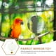 thumbnail image 4 of KAKOWELY Espejo de loro, juguete con diseño de campana, espejo para pájaros, jaula para loros, espejo para pájaros, juguete para disfrutar solo de los pájaros., 4 of 5
