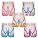 thumbnail image 1 of 5 pares de calcetines tipo chanclas para mujer, divertidos calcetines novedosos con patrón 3D, calcetines de tobillo de corte bajo personalizados con estampado de manicura, 1 of 5