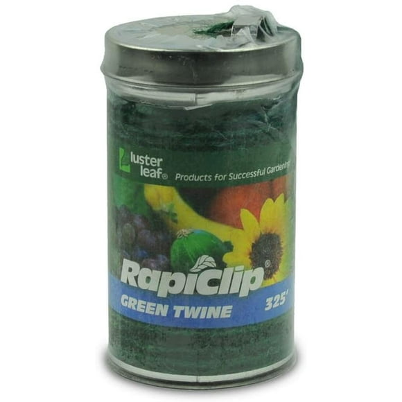 Luster Leaf 404 Rapiclip Green Twine in Dispenser Can, 325 Foot
