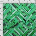 thumbnail image 3 of oneOone Cotton Cambric Green Fabric Stripes Dress Material Fabric Print Fabric By The Yard 56 Inch Wide, 3 of 4