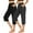 Dark Gray A, variant on BRGZLK 2 Pack Womens High Waisted Sweatpants Elastic Waist Drawstring Tie Yoga Sports Solid Color Seven Points Pants with Pocket Navy XL
