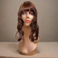 thumbnail image 6 of Female Head Mannequin Hat Display Rack Long Neck Smooth 19inch with Makeup Stable Base Manikin Display Stand for s Making Glasses Style C, 6 of 8