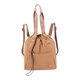 thumbnail image 3 of Mochila con cordón, mochila informal de día, bolsa deportiva con bolsillo frontal para Latinoamérica Caqui, 3 of 9