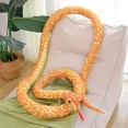 thumbnail image 3 of Juguete de peluche de serpiente de pitón realista para niños, almohada de peluche de serpiente de peluche realista, Boa Cobra gigante, regalo de cumpleaños para niños, decoración del hogar, 3 of 4