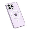 thumbnail image 5 of for iPhone 14 Pro Max Magnetic Case [Compatible with Magsafe], Clear Glitter Full Body Protective Cover Slim TPU Transparent Shockproof Bling Phone Case for iPhone 14 Pro Max 6.7", Purple, 5 of 7