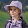 thumbnail image 2 of Krdevn Kids Capybara Print Sun Hat, Wide Brim Neck Flap UPF 50+ Hat Size:3-10 Years, 2 of 9