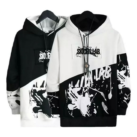 Sudadera Con Capucha Moda Para Hombre Negras