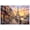 Unframe-style, variant on Paris Eiffel Tower Canvas Wall Art Romantic Sunset Cityscape French Cafe Scene Seine River Pictures for Living Room Bedroom Home Decor Prints