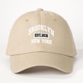 thumbnail image 1 of Baseball Caps Unisex City Hat with Embroidered Distressed Washed and Adjustable Fit for Everyday Wear, 1 of 3