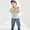 Dark Blue, variant on Zecgelong Summer Boys And Girls' Loose Waist Stretch Pants For Infants Loose And Casual Proof Pants With Elasticated Ankles Long Pants Boys Jeans Size 3-4 Years