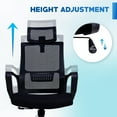 US Office Elements Ergonomic Chair, High Back Office Chair with