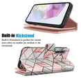 thumbnail image 3 of Wallet Case for Samsung Galaxy A36 Wallet Case 5G (2025), [9 Card Slots] Luxury PU Leather Credit Holder Carrying Folio Flip [Detachable] Kickstand Magnetic Phone Cover & Lanyard [Marble], 3 of 5