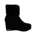 thumbnail image 2 of DKNY Womens Nadra  Zipper Faux Fur Booties, 2 of 3