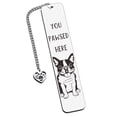 thumbnail image 1 of Marcador Aiseavril Cadeau Boston Terrier, regalo para amantes de los perros, 1 of 7