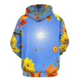 thumbnail image 3 of Colorful Flowers Under Bright Sun Men's Women New Sweatshirt Hoodie Men's Plus Size Sweatshirt Hooded Sweatshirt 3d Printed Street Men's Cloth, 3 of 6