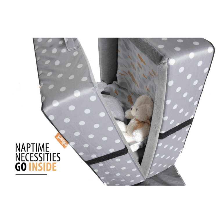 Milliard Carry Case For Toddler Tri-Fold Nap Mat - Blue Storage Cover 24x19x9