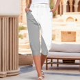 thumbnail image 2 of YDLCAFD Capris For Women 4Th Of July Flag Independence Day Print Pants Bottom Drawstring Joggers, 2 of 5