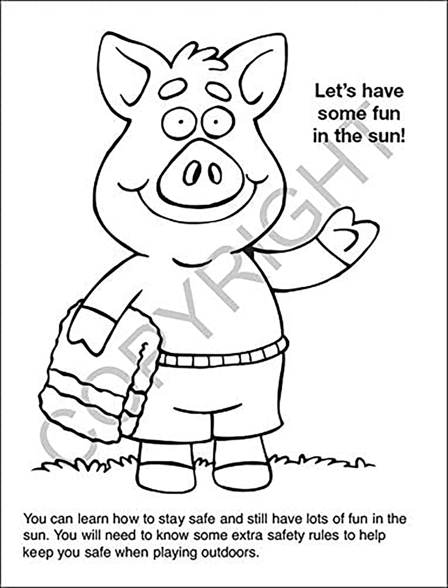 25 Pack - Have a Safe Summer - Kid's Coloring & Activity Books