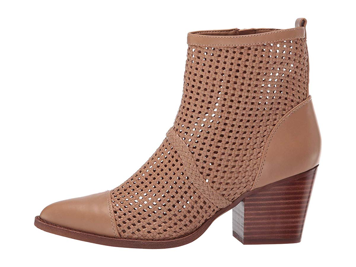 elita woven cap toe bootie