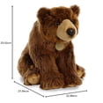 thumbnail image 2 of Oso de Peluche Aurora Miyoni Pardo 38.1cm, 2 of 5