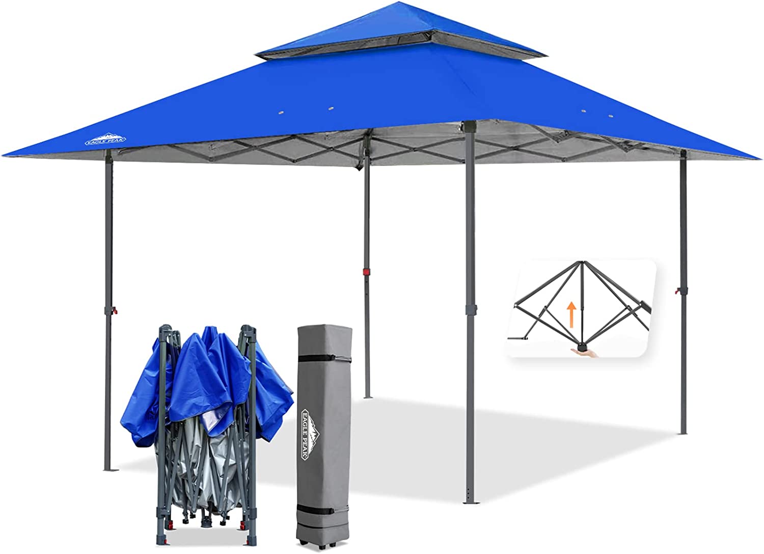 13x13 Straight Leg Pop Up Canopy Tent Instant Outdoor Canopy Easy