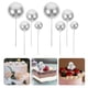 thumbnail image 1 of BRIGHTFUFU 20Ud Cake Toppers Plata De Bola Para Pasteles Fiesta Y Postres, 1 of 7