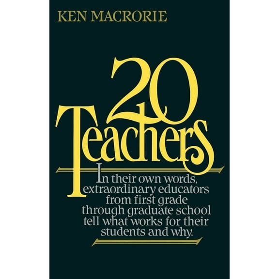Twenty Teachers, (Paperback)