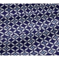 thumbnail image 4 of oneOone Cotton Jersey Blue Fabric Floral & Tiles Moroccan Craft Projects Decor Fabric Printed By The Yard 58 Inch Wide, 4 of 4