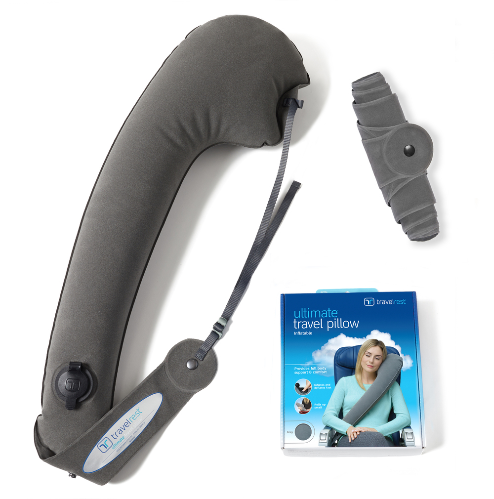 Travelrest Ultimate Best Travel Pillow & Neck Pillow - Straps to Airplane Seat & Car - image 5 of 7