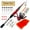 Red, variant on DaddyGoFish Spinning Fishing Rod and Reel Combo Set with Tackle Box | Fishing Pole | Carbon Fiber Telescopic Fishing Rod Kit | Spinning Reel for Travel Saltwater Freshwater Fishing Gear Kit