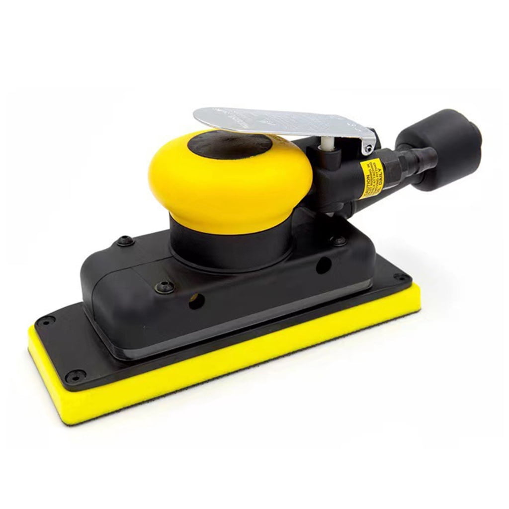 QueMer Precisions Air Powered Sander Pneumatic Random Orbital Sander Ideal For Furniture Making And Metal Polishing Tasks