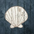 thumbnail image 2 of Louise, Gigi 12x12 White Modern Wood Framed Museum Art Print Titled - Breathe Shell 2, 2 of 4