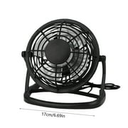 Desk Fans Under $15.00 Desk Fans Small Quiet 6 Inch Small Fan for Desk Portable USB Desktop Small Fan 360° Rotate Personal Fan for Desktop Home Office Travel Quiet Cooling Mini Fan