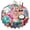 Colorful Tie Dye, variant on Rainbow Tie Dye Mandala Pattern Round Tablecloth 60"x60",Wrinkle Wipeable Table Cloth for Kitchen Dining Room Picnic Patio Party