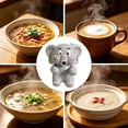 thumbnail image 5 of Hot Drinking Cooler Fan - Portable Cartoon Animal Shape Blower | Mini Rechargeable Lanyard Elephant elephant Device for Home Office Kitchen Coffee Soup Rice Milk Mugs, 5 of 6