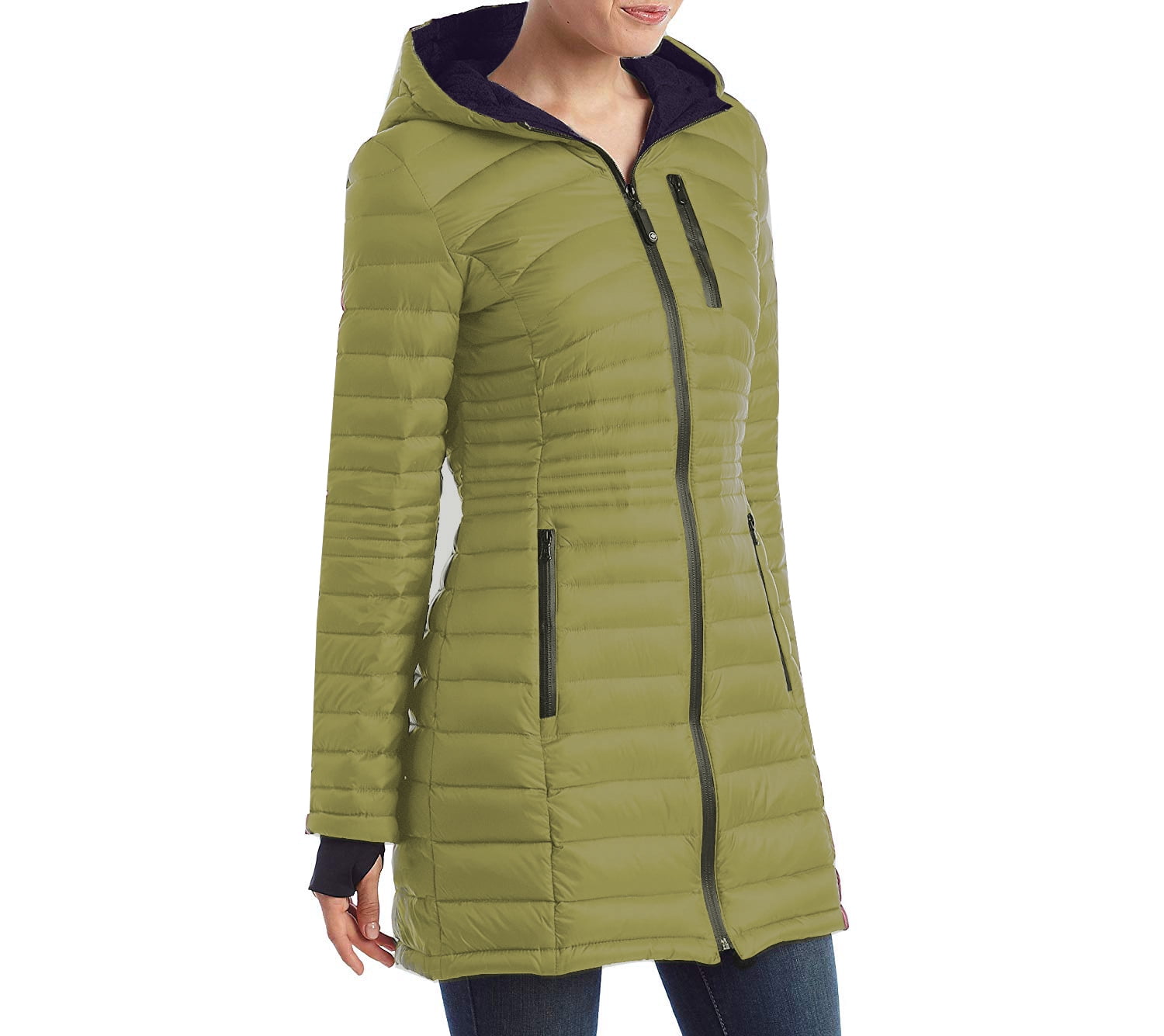 eddie bauer women's microtherm stormdown hooded jacket
