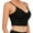 Black, variant on Darzheoy Sports Bras for Women Fashion Sleeveless Camis Vest Ladies Chest pad Short Tank Tops 40-42