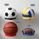 thumbnail image 4 of Soporte para pelotas Wdftyju Montado en la Pared Baloncesto Fútbol voleibol rugby, 4 of 9