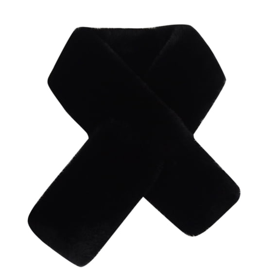 Shawl Wraps for Women Fall Fashion Must Have Womens Scarfs Faux Fur Gifts for Grandma Fitness Thermal Winter Scarf Black