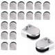 thumbnail image 3 of 20 pcs Stainless Steel Glass Holder Glass Clamp, 3 of 5