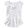 thumbnail image 1 of Blusa de punto campesina de color sólido para mujer Aeropostale, blanco, mediano Aeropostale Tejer, 1 of 2