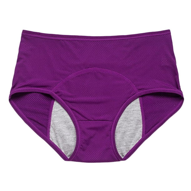 eczipvz Period Underwear for Women Women's Comfort, Period. Bikini Panties,  Postpartum and Menstrual Leak Protection Underwear, Period Panties F,5XL 