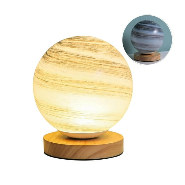 Bearachild Usb Planet Lámpara de Luna Noche estrellada Luz Dormitorio Luz de noche Iluminación y accesorios No.2 Bearachild HA026715-02