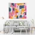 thumbnail image 2 of Yayeee Tapestry Wall Hanging for Bedroom 90" x 60" Living Room Home Wall Art Decor, Art Geometric, 2 of 7