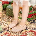 thumbnail image 4 of ESTINE Casual Mary Jane Flats for Toddler Girl Female Princess Dress Shoes Champagne 7M, 4 of 5