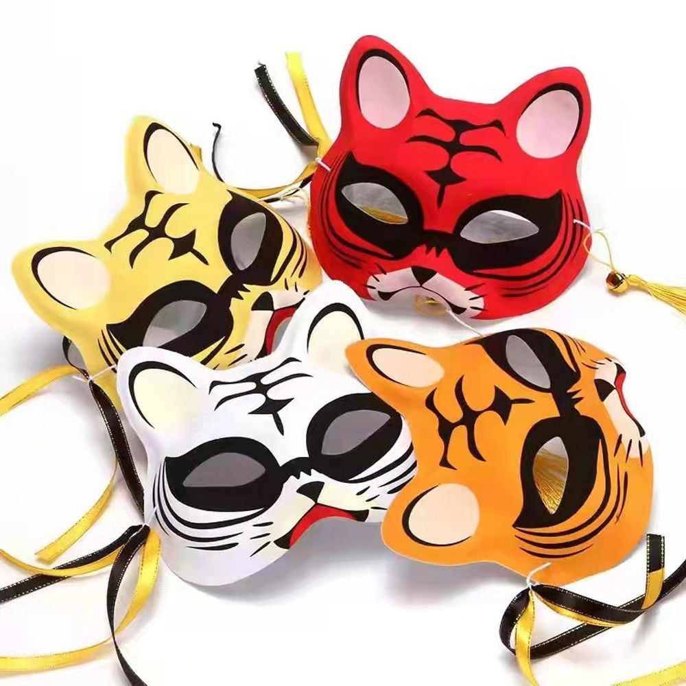 Sosoport The Mask Festival Mask Masquerade Mask Cosplay Mask Party  Accessory Female Mask Animals Mask Creative Mask Multi-function Animal Mask