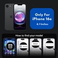 thumbnail image 3 of Entronix Wallet Case Compatible with iPhone 16E, Card Holder Flip Cover, Red, 3 of 7