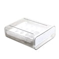 thumbnail image 2 of Clear Plastic Refrigerator Egg Storage Container with Lid, Large Capacity Food Organizer for Kitchen Pantry, Airtight Dry Goods Holder, 2 of 6
